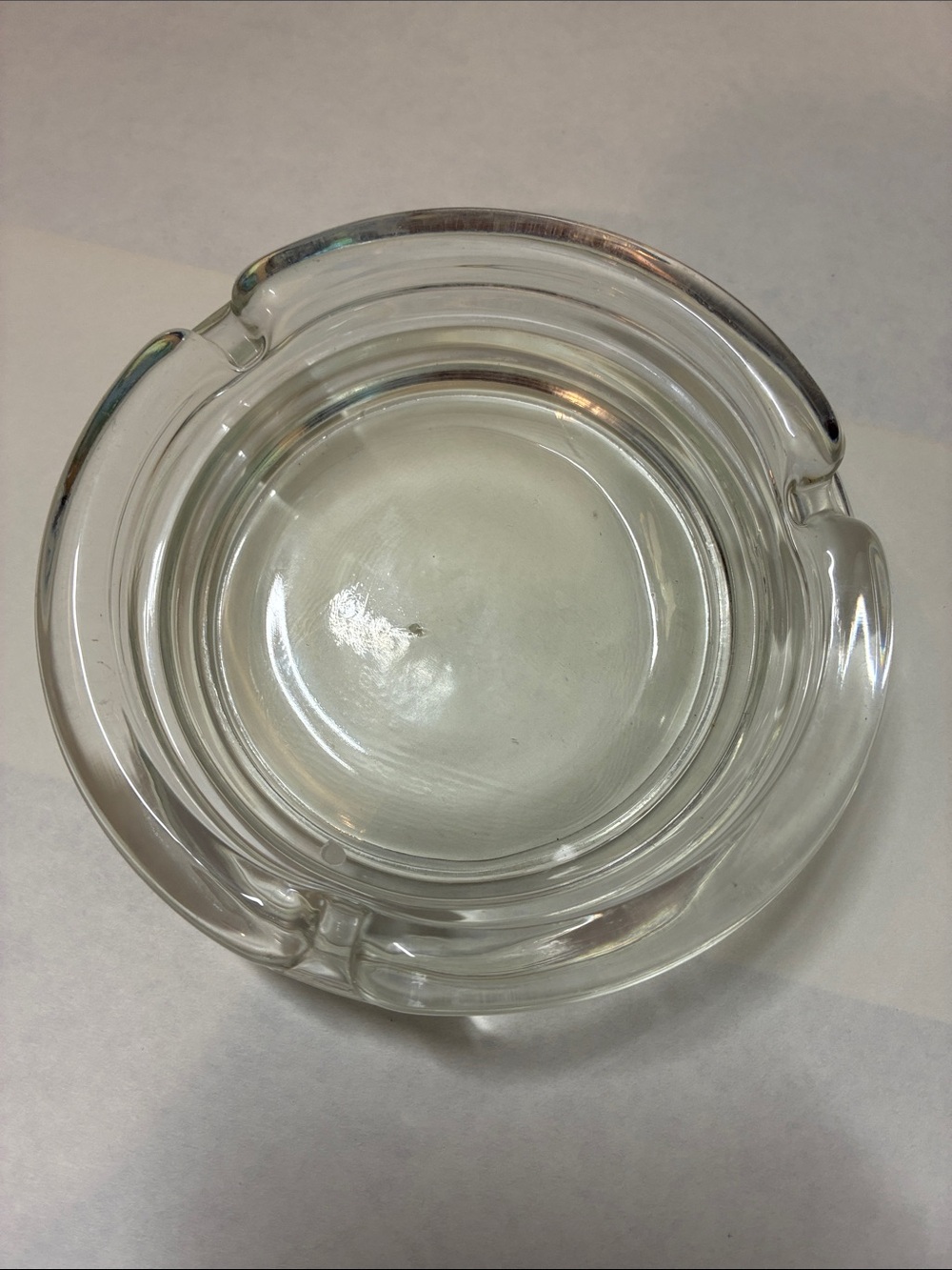 Clear Glass Ashtray - Home Accents